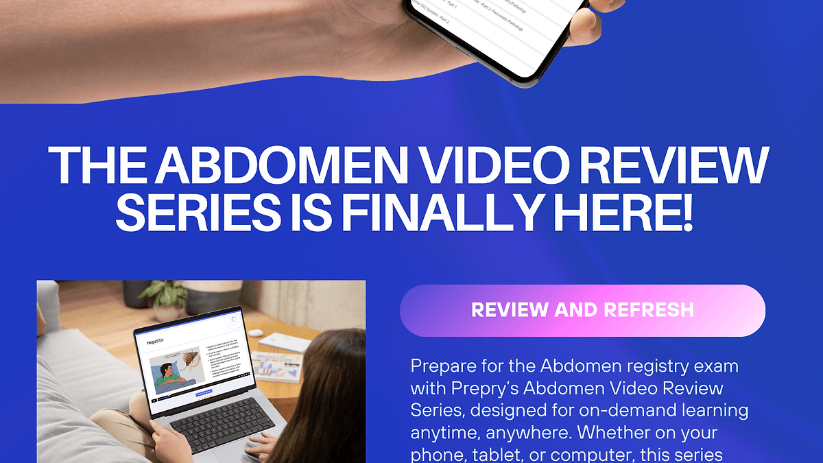 Exciting News: The Sonographic Abdomen Registry Review Series Is LIVE! 🎉